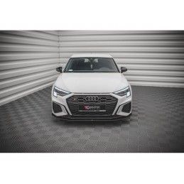 Maxton Street Pro Front Splitter Audi S3 / A3 S-Line 8Y Black, Nouveaux produits maxton-design