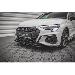 Maxton Street Pro Front Splitter Audi S3 / A3 S-Line 8Y Black-Red, Nouveaux produits maxton-design