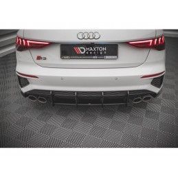 Maxton Street Pro Rear Diffuser Audi S3 Sportback 8Y Black, Nouveaux produits maxton-design