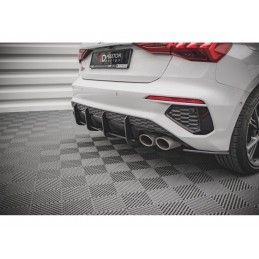 Maxton Street Pro Rear Diffuser Audi S3 Sportback 8Y Black, Nouveaux produits maxton-design