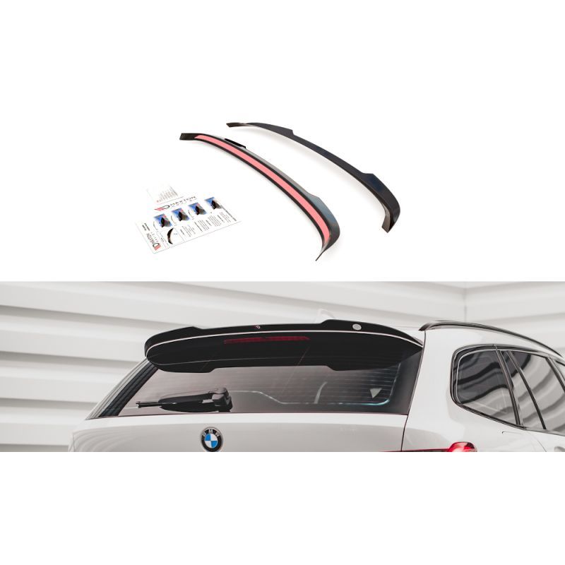 Maxton Spoiler Cap BMW 3 Touring G21 M-Pack Gloss Black, Nouveaux produits maxton-design