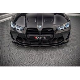 Maxton Street Pro Front Splitter BMW M4 G82 / M3 G80 Black-Red, Nouveaux produits maxton-design