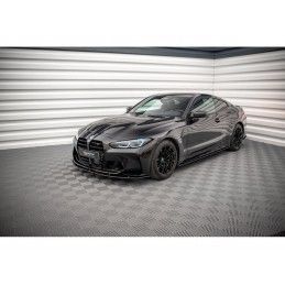 Maxton Street Pro Side Skirts Diffusers BMW M4 G82 Black-Red, Nouveaux produits maxton-design