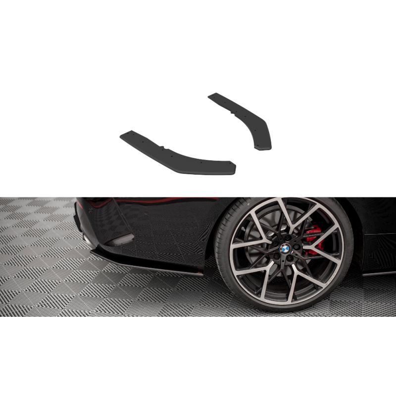 Maxton Street Pro Rear Side Splitters BMW 4 M-Pack G22 Black, Nouveaux produits maxton-design