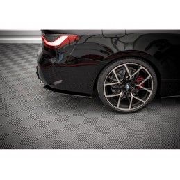 Maxton Street Pro Rear Side Splitters BMW 4 M-Pack G22 Black-Red, Nouveaux produits maxton-design