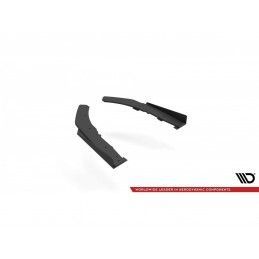 Maxton Street Pro Rear Side Splitters + Flaps BMW 4 M-Pack G22 Black-Red + Gloss Flaps, Nouveaux produits maxton-design