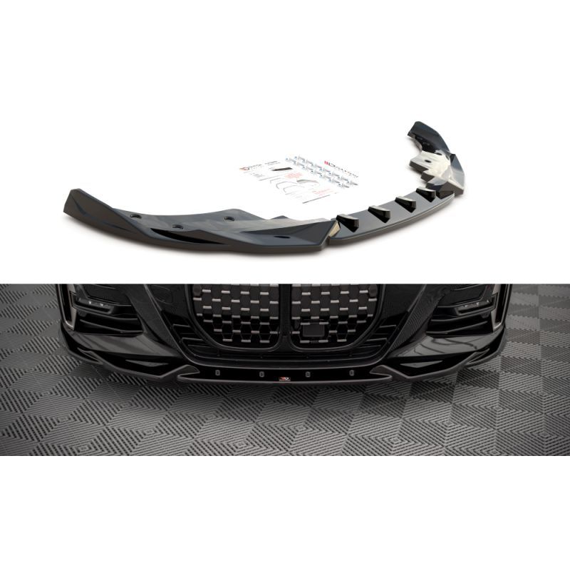 Maxton Front Splitter V.2 BMW 4 M-Pack G22 Gloss Black, Nouveaux produits maxton-design