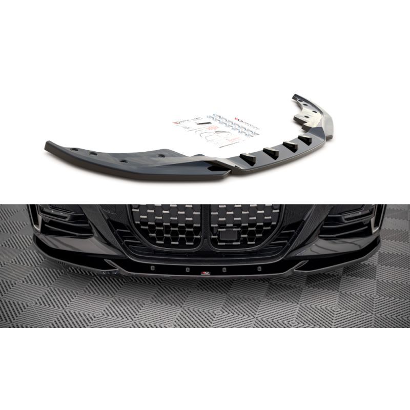 Maxton Front Splitter V.4 BMW 4 M-Pack G22 Gloss Black, Nouveaux produits maxton-design