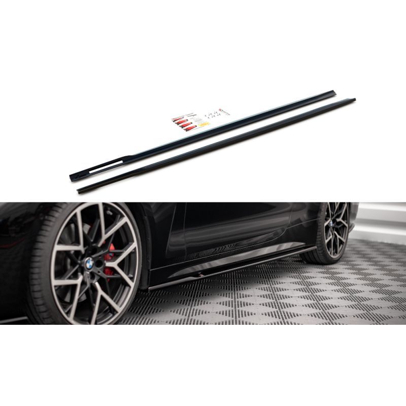 Maxton Side Skirts Diffusers V.1 BMW 4 M-Pack G22 Gloss Black, Nouveaux produits maxton-design