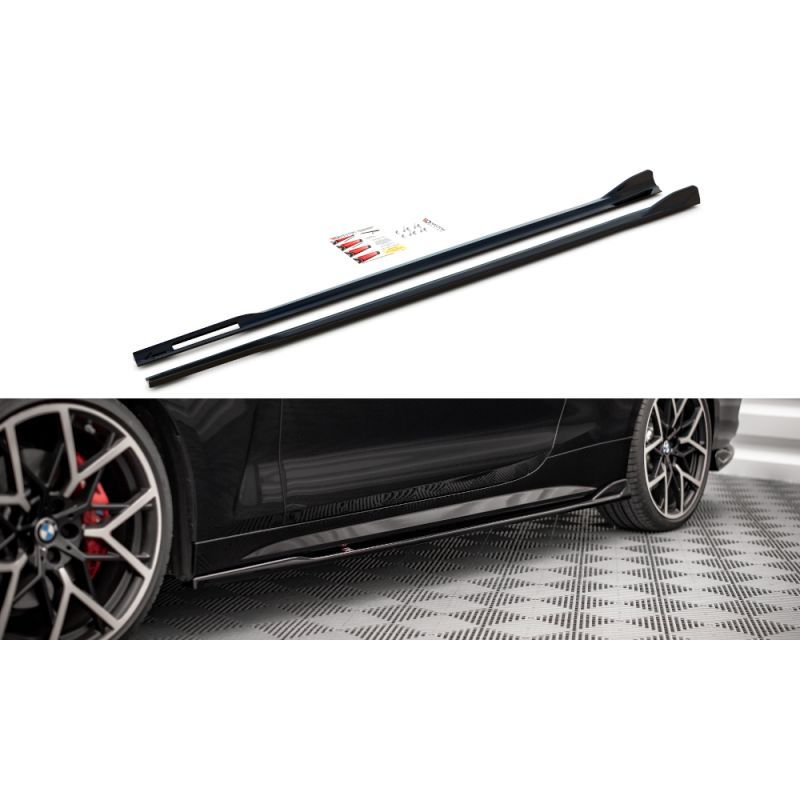 Maxton Side Skirts Diffusers V.2 BMW 4 M-Pack G22 Gloss Black, Nouveaux produits maxton-design