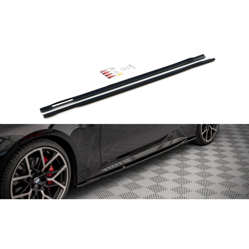 Maxton Side Skirts Diffusers V.3 BMW 4 M-Pack G22 Gloss Black, Nouveaux produits maxton-design