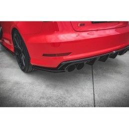 Maxton Rear Side Splitters Audi S3 Sedan 8V Gloss Black, Nouveaux produits maxton-design