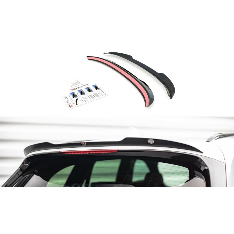 Maxton Spoiler Cap BMW X1 M-Pack F48 Gloss Black, Nouveaux produits maxton-design