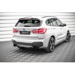 Maxton Central Rear Splitter for BMW X1 M-Pack F48 Gloss Black, Nouveaux produits maxton-design