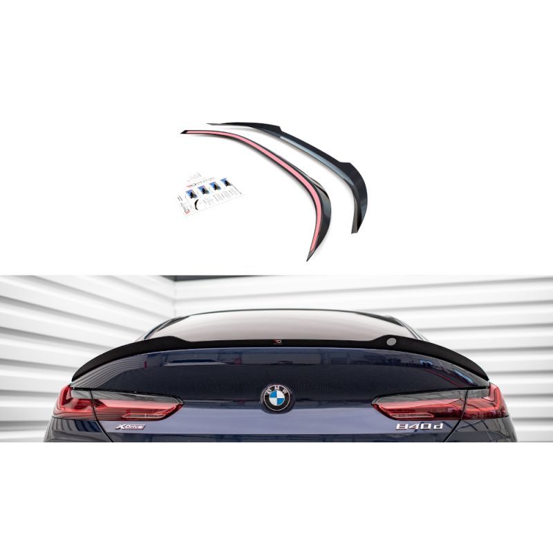 Maxton Spoiler Cap BMW 8 Gran Coupe M-Pack G16 Gloss Black, Nouveaux produits maxton-design