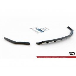 Maxton Central Rear Splitter (with vertical bars) BMW 1 F20 Gloss Black, Nouveaux produits maxton-design