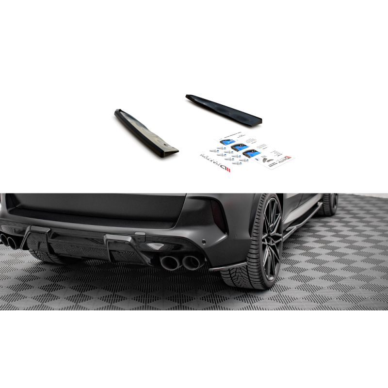 Maxton Rear Side Splitters BMW X5M F95 Gloss Black, Nouveaux produits maxton-design