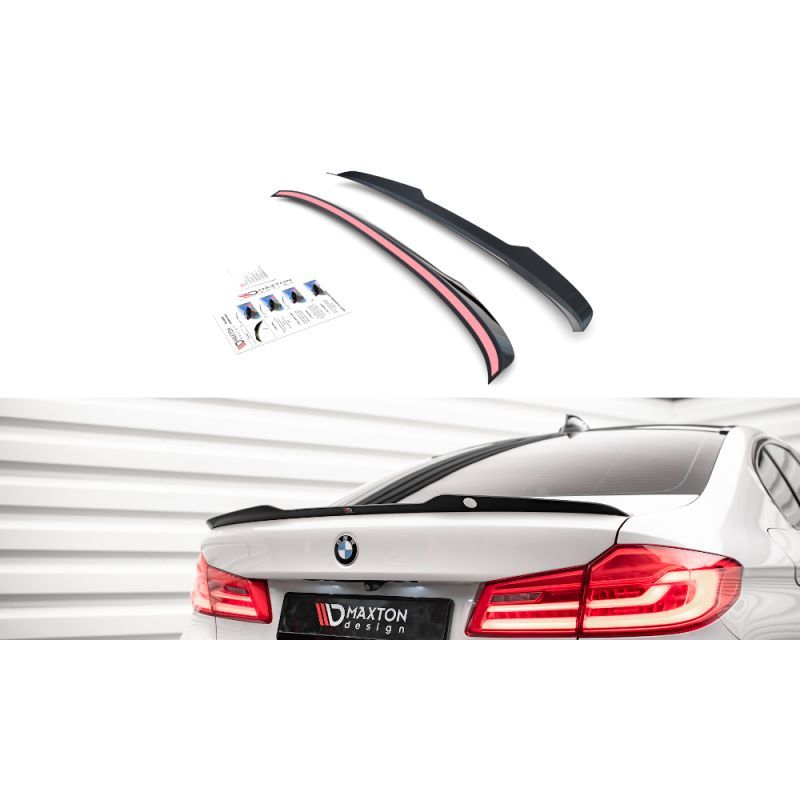 Maxton Spoiler Cap BMW 5 G30 Gloss Black, Nouveaux produits maxton-design