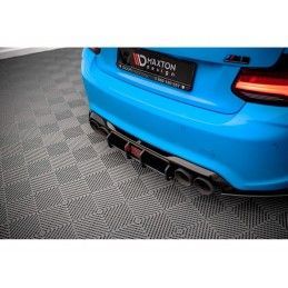 Maxton Street Pro Rear Diffuser BMW M2 F87 Black-Red, Nouveaux produits maxton-design