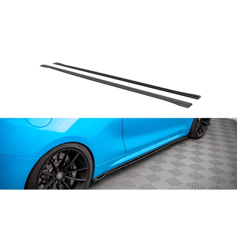 Maxton Street Pro Side Skirts Diffusers BMW M2 F87 Black, Nouveaux produits maxton-design