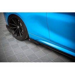 Maxton Street Pro Side Skirts Diffusers + Flaps BMW M2 F87 Black + Gloss Flaps, Nouveaux produits maxton-design