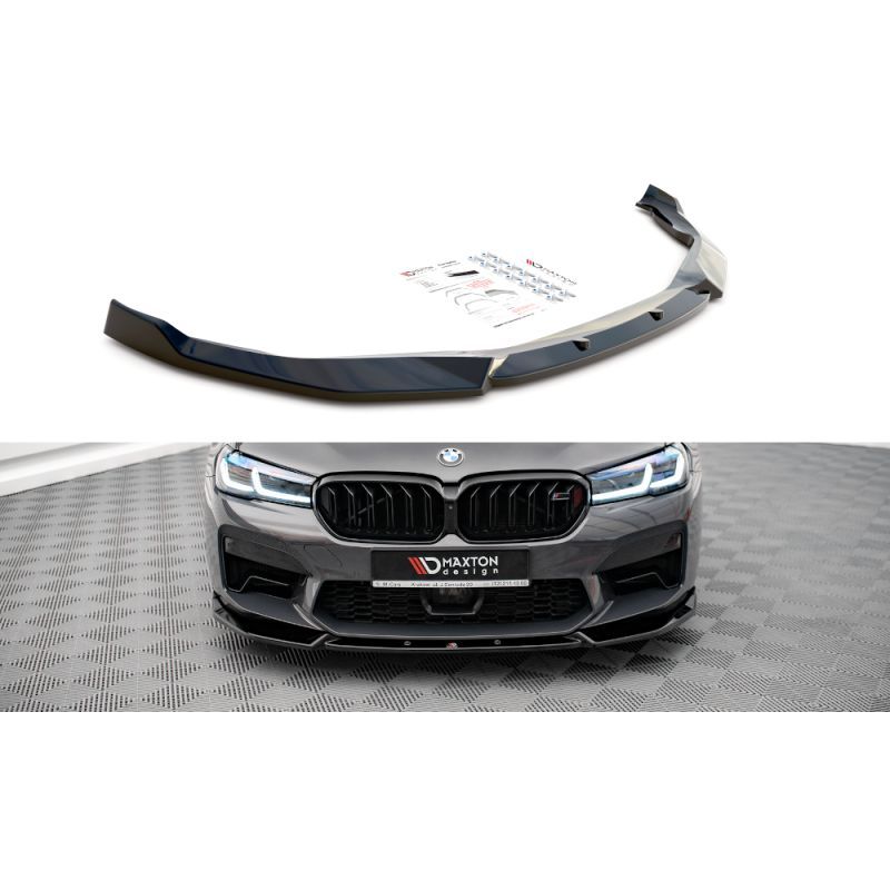 Maxton Front Splitter V.1 BMW M5 F90 Facelift Gloss Black, Nouveaux produits maxton-design