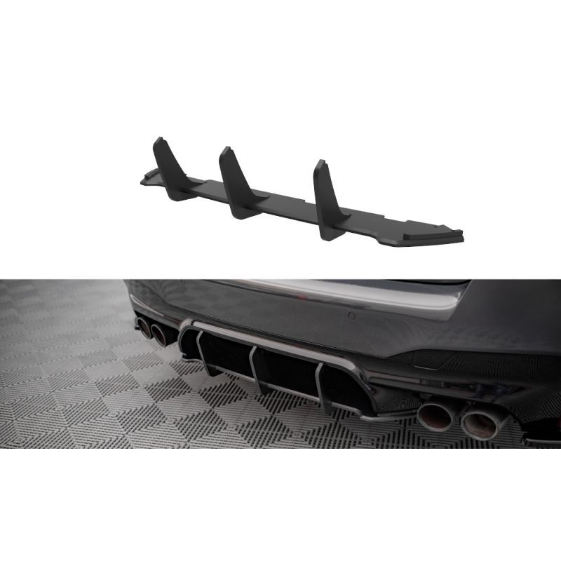 Maxton Street Pro Rear Diffuser BMW M5 F90 Black, Nouveaux produits maxton-design