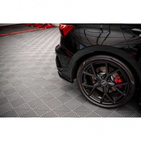 Maxton Street Pro Rear Side Splitters Audi RS3 Sportback 8Y Black-Red, Nouveaux produits maxton-design