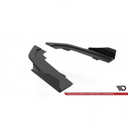 Maxton Street Pro Rear Side Splitters + Flaps Audi RS3 Sportback 8Y Black + Gloss Flaps, Nouveaux produits maxton-design