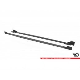 Maxton Street Pro Side Skirts Diffusers + Flaps Audi RS3 Sportback 8Y Black-Red + Gloss Flaps, Nouveaux produits maxton-design