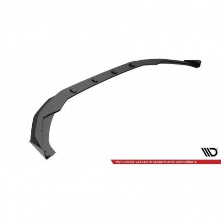 Maxton Street Pro Front Splitter V.1 + Flaps Audi S3 / A3 S-Line 8Y Black-Red + Gloss Flaps, Nouveaux produits maxton-design