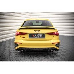 Maxton Central Rear Splitter for Audi S3 Sedan 8Y Gloss Black, Nouveaux produits maxton-design