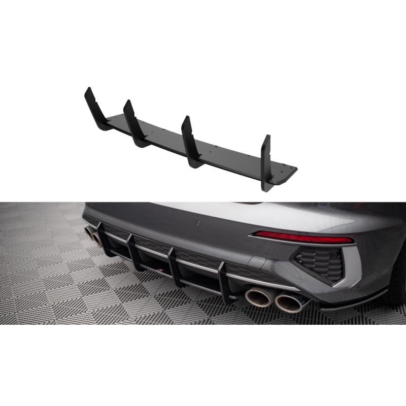 Maxton Street Pro Rear Diffuser Audi S3 Sedan 8Y Black, Nouveaux produits maxton-design