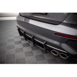 Maxton Street Pro Rear Diffuser Audi S3 Sedan 8Y Black-Red, Nouveaux produits maxton-design