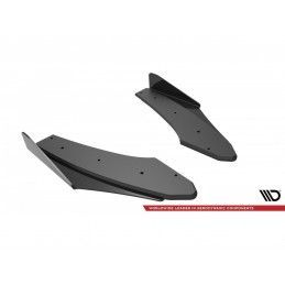 Maxton Street Pro Rear Side Splitters + Flaps Audi S3 Sedan 8Y Black + Gloss Flaps, Nouveaux produits maxton-design