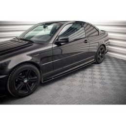 Maxton Side Skirts Diffusers V.2 BMW 3 Coupe M-Pack E46 Gloss Black, Nouveaux produits maxton-design