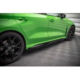 Maxton Street Pro Side Skirts Diffusers + Flaps Audi RS3 Sedan 8Y Black + Gloss Flaps, Nouveaux produits maxton-design