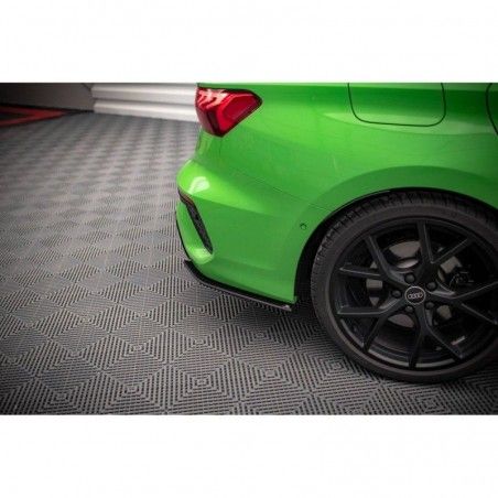 Maxton Street Pro Rear Side Splitters Audi RS3 Sedan 8Y Black, Nouveaux produits maxton-design