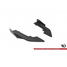 Maxton Street Pro Rear Side Splitters + Flaps Audi RS3 Sedan 8Y Black + Gloss Flaps, Nouveaux produits maxton-design