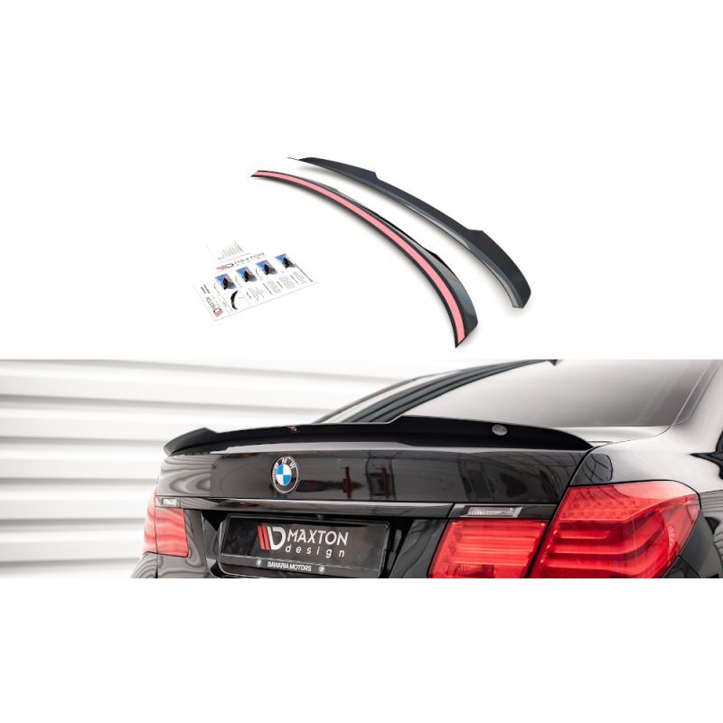 Maxton Spoiler Cap BMW 7 M-Pack F01 Gloss Black, Nouveaux produits maxton-design