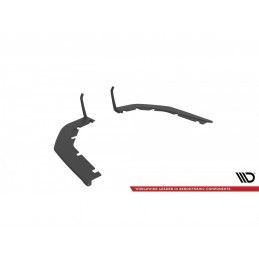 Maxton Street Pro Rear Side Splitters BMW M3 G80 Black-Red, Nouveaux produits maxton-design