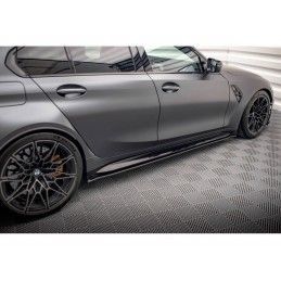 Maxton Street Pro Side Skirts Diffusers BMW M3 G80 Black, Nouveaux produits maxton-design