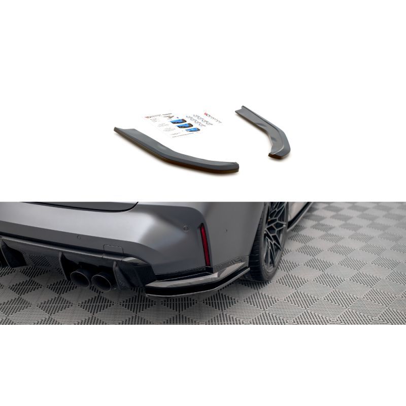 Maxton Rear Side Splitters V.1 BMW M3 G80 Gloss Black, Nouveaux produits maxton-design