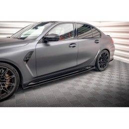 Maxton Side Skirts Diffusers V.2 BMW M3 G80 Gloss Black, Nouveaux produits maxton-design