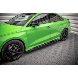 Maxton Side Skirts Diffusers Audi RS3 8Y Gloss Black, Nouveaux produits maxton-design