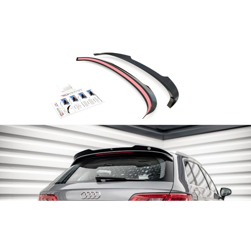 Maxton Spoiler Cap Audi A3 Sportback 8V Gloss Black, Nouveaux produits maxton-design