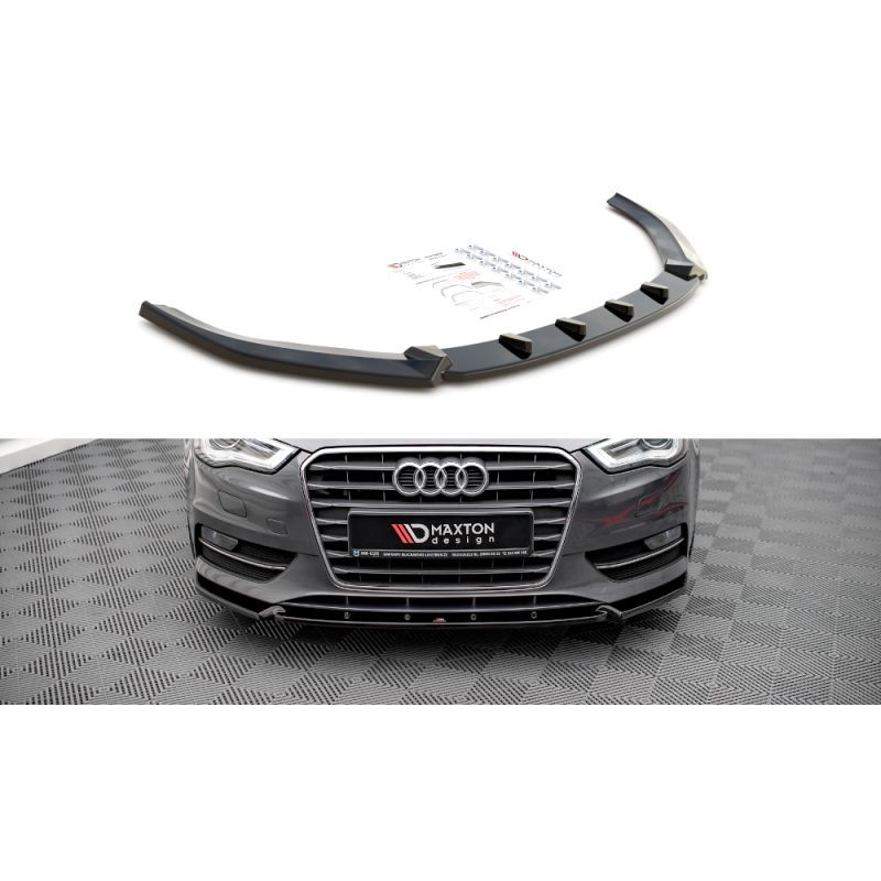 Maxton Front Splitter Audi A3 Sportback 8V Gloss Black, Nouveaux produits maxton-design