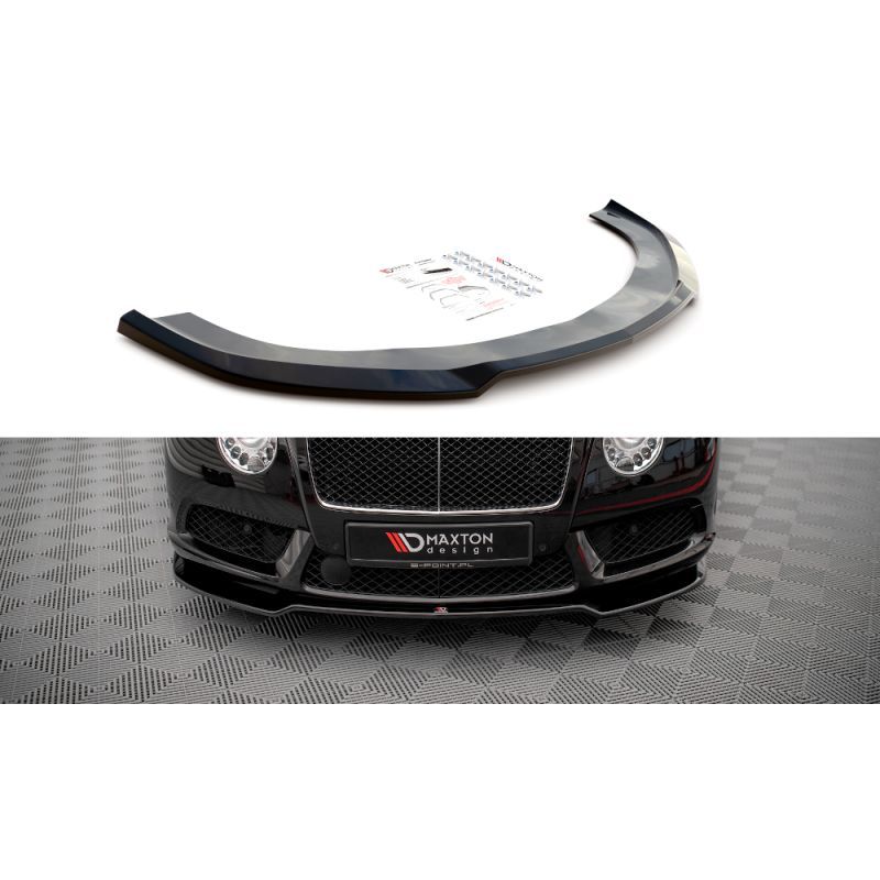 Maxton Front Splitter V.1 Bentley Continental GT V8 S Mk2 Gloss Black, Nouveaux produits maxton-design