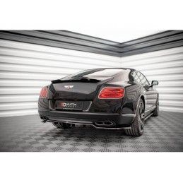 Maxton Central Rear Splitter (with vertical bars) Bentley Continental GT V8 S Mk2 Gloss Black, Nouveaux produits maxton-design