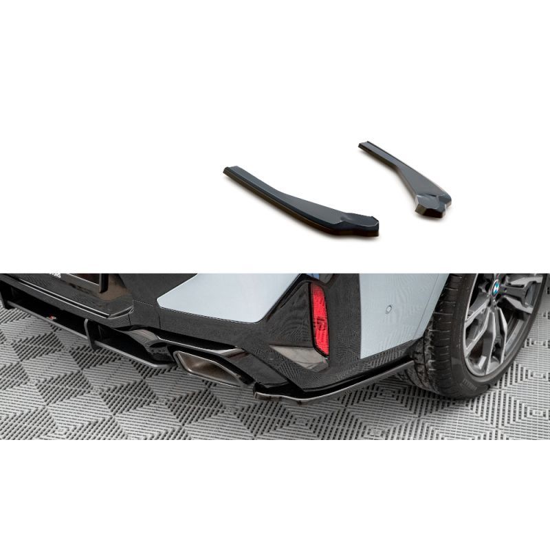 Maxton Rear Side Splitters BMW X4 M-Pack G02 Facelift Gloss Black, Nouveaux produits maxton-design